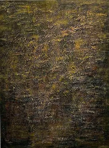 Image of "The Forest of Thoughts" by Tetiana Kononenko (Tanta), size: 60х80 см, made of canvas, acrylic, marker, varnish, Painting medium, from Sumy, part of the Fabric of Time series, priced at $210 Photo 1 of 3.