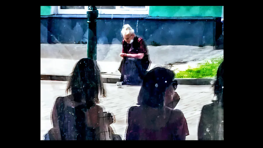 "Through the glass" (2021)