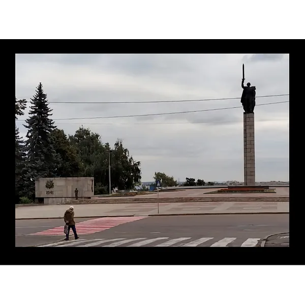 Image of "Dangerous Crossing" by Tetiana Kononenko (Tanta), size: 50х70 см, made of canvas, varnish, print, print 1/20, Photos medium, from Sumy, part of the (In)visible city series, priced at $60