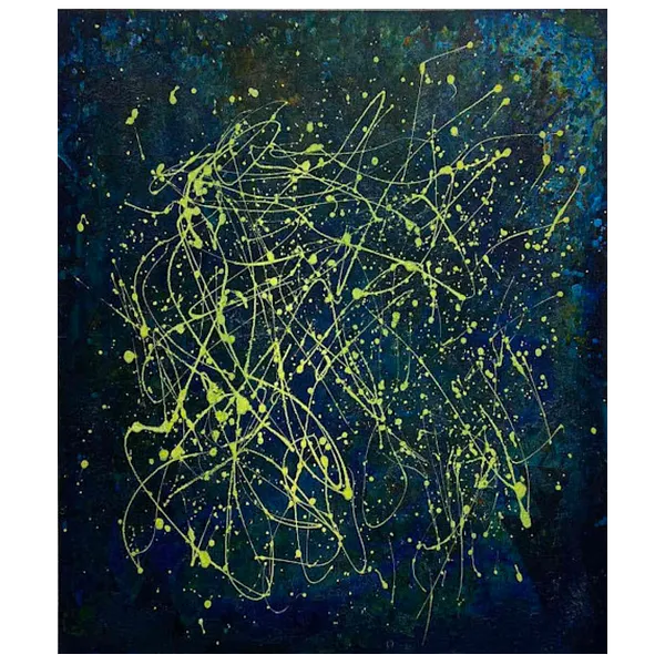 Image of "In this is her salt" by Tetiana Kononenko (Tanta), size: 60х70 см, 70х60 см, made of Canvas, acrylic, salt, pigments, varnish, Abstraction medium, from Sumy, part of the Fabric of Time series, priced at $150