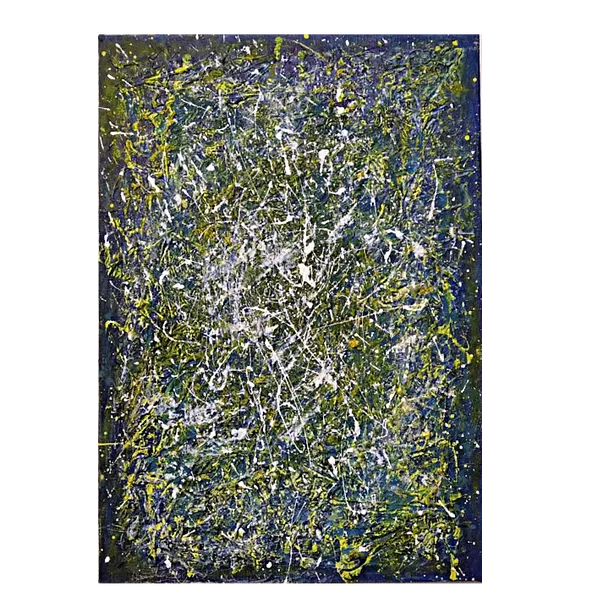Image of "Thirst for life" by Tetiana Kononenko (Tanta), size: 50х35 см, made of canvas, acrylic, varnish, Abstraction medium, from Sumy, part of the Fabric of Time series, priced at $110