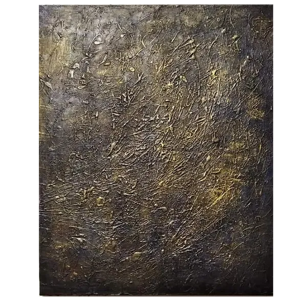 Image of "Traces of Time" by Tetiana Kononenko (Tanta), size: 60х50 см, made of canvas, acrylic, rubber paint, marker, varnish,, Abstraction medium, from Sumy, part of the Fabric of Time series, priced at $160