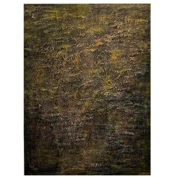 Image of "The Forest of Thoughts" by Tetiana Kononenko (Tanta), size: 60х80 см, made of canvas, acrylic, marker, varnish, Abstraction medium, from Sumy, part of the Fabric of Time series, priced at $210