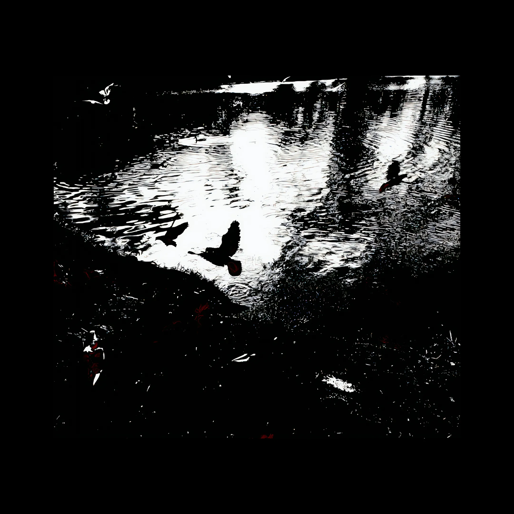 Image of "Premonition" by Tetiana Kononenko (Tanta), made of JPG, 300 DPI, Photoart medium, from Sumy, part of the "Pain borders" series