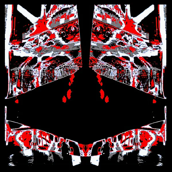 Image of "Space of impact" by Tetiana Kononenko (Tanta), made of JPG, 300 DPI, Photoart medium, from Sumy, part of the "Pain borders" series