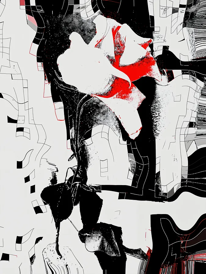 Image of "Movement and life" by Tetiana Kononenko (Tanta), made of JPG, 300 DPI, Photoart medium, from Sumy, part of the "Fragility" series