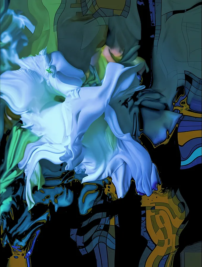 Image of "Ephemerality of light" by Tetiana Kononenko (Tanta), made of JPG, 300 DPI, Photoart medium, from Sumy, part of the "Fragility" series