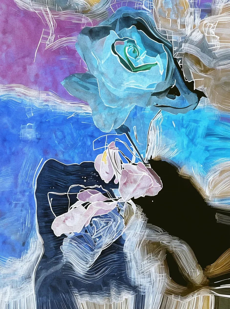 Image of "Frozen Motion" by Tetiana Kononenko (Tanta), made of JPG, 300 DPI, Photoart medium, from Sumy, part of the "Fragility" series